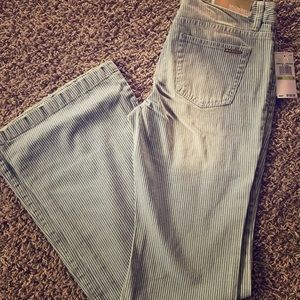 NWT Michael Kors Striped Flared Jeans 👖2 & 4